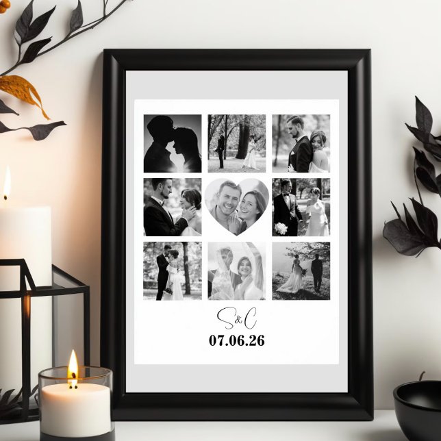 Poster Colagem de Fotos Personalizada Presente único para (Criador carregado)