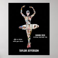 Colagem de Fotos Personalizadas de Dança de Ballet