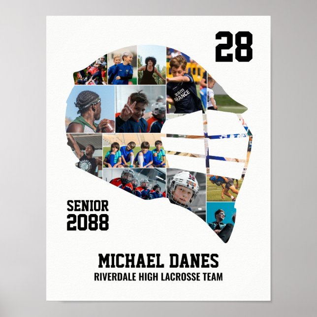 Poster Colagem de Fotos Personalizadas para Equipe de Lac (Frente)