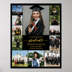 Poster Colagem de Fotos Personalizadas para Foto de Forma