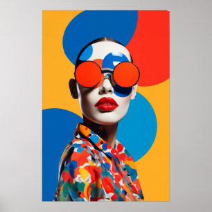 Poster Colagem de Fotos Pop Art 