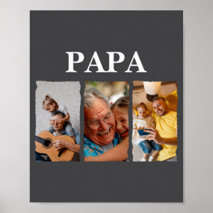 Poster Colagem de Fotos Presente Papa D