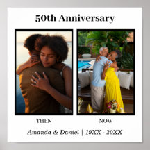 Colagem de Fotos Preto e Branco 2 Aniversário