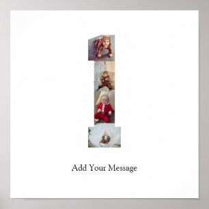 Poster Colagem de Fotos Preto e Branco Número 1