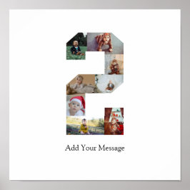 Poster Colagem de Fotos Preto e Branco Número 2