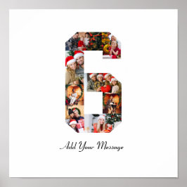 Poster Colagem de Fotos Preto e Branco Número 6