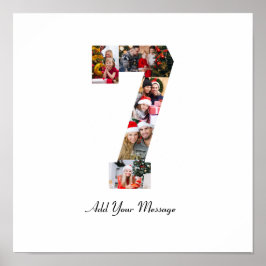 Poster Colagem de Fotos Preto e Branco Número 7