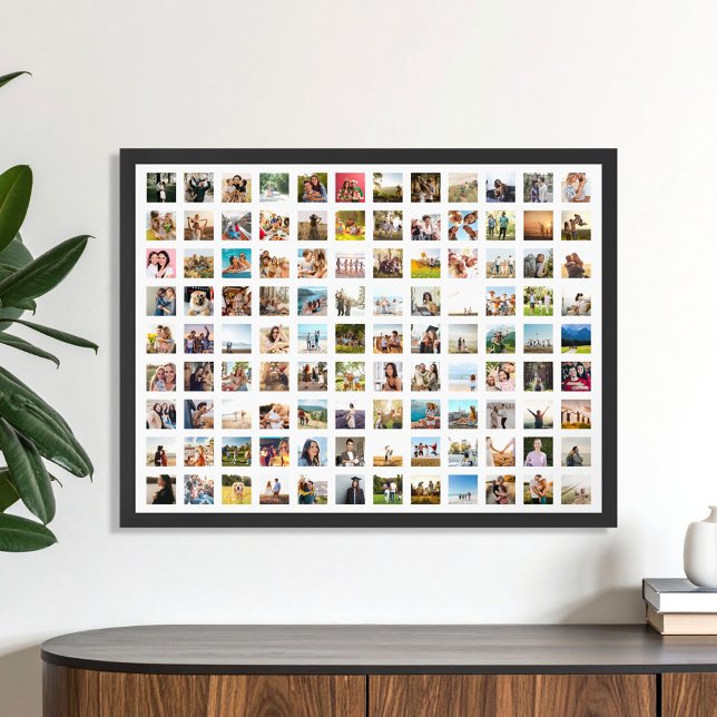 Poster Colagem de Fotos Simples Moderna Personalizada 108 (Criador carregado)