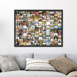 Poster Colagem de Fotos Simples Moderna Personalizada 108
