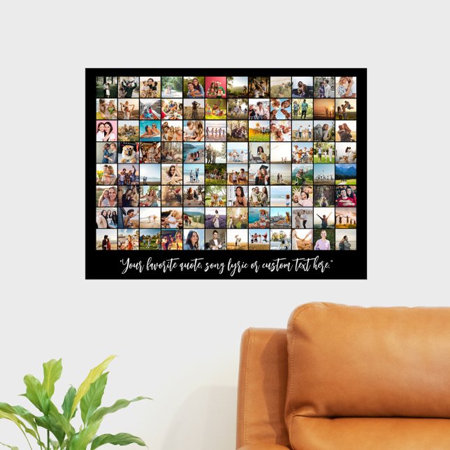 Poster Colagem de Fotos Simples Moderna Personalizada 96 (Criador carregado)