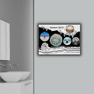 Poster Colagem de Instagram de Summer Beach