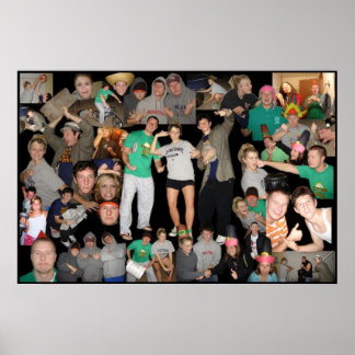 Póster Colagem de Justin #2