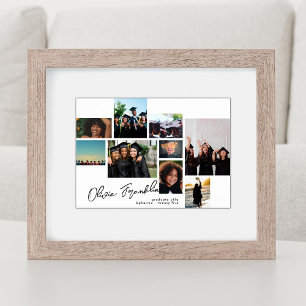 Poster Colagem de Nome Editável Foto Formando 2023 Escola