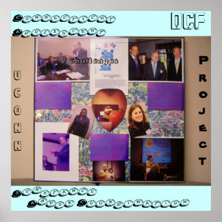 Póster Colagem de projetos CACAC