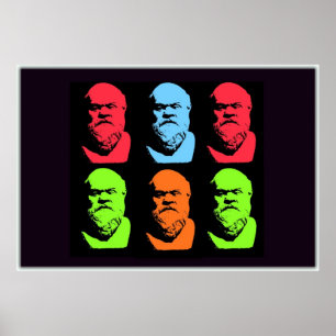 Póster Colagem de Socrates