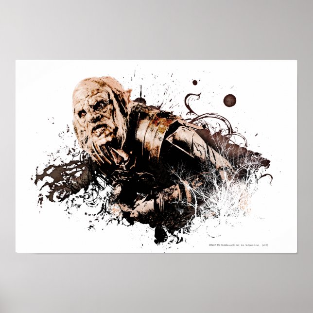 Poster Colagem de Vetor Orc Gothmog (Frente)