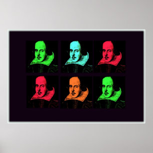 Poster Colagem de William Shakespeare