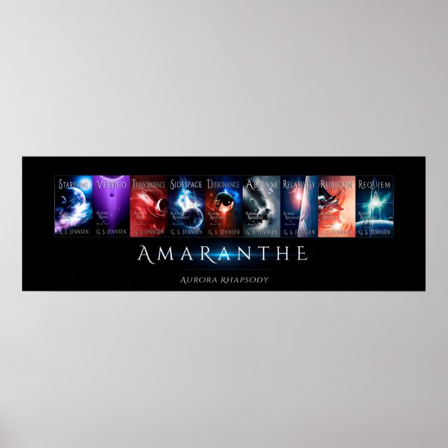 Poster Colagem do Cobrir Aurora Rhapsody (36x12) (Frente)