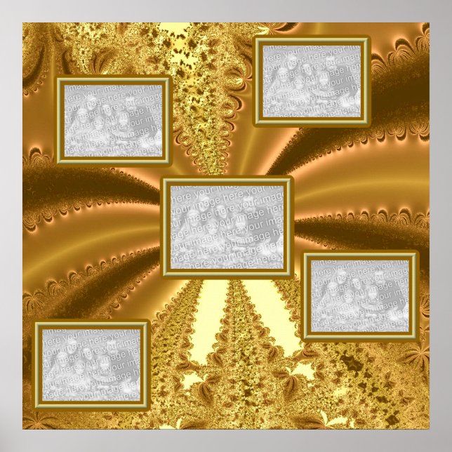 Póster Colagem do ouro 1002 (Frente)