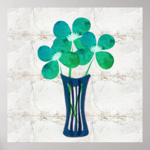 Poster Colagem Floral Russa