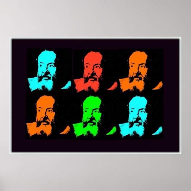 Póster Colagem Galileo (Frente)