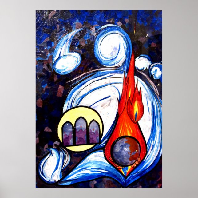 Póster Colagem Pentecost (Frente)