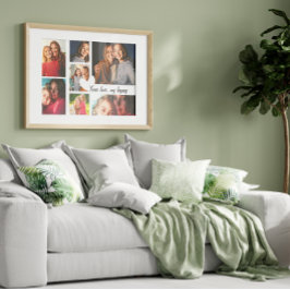 Poster Colagem Personalizada de Fotografias do Dia de as 