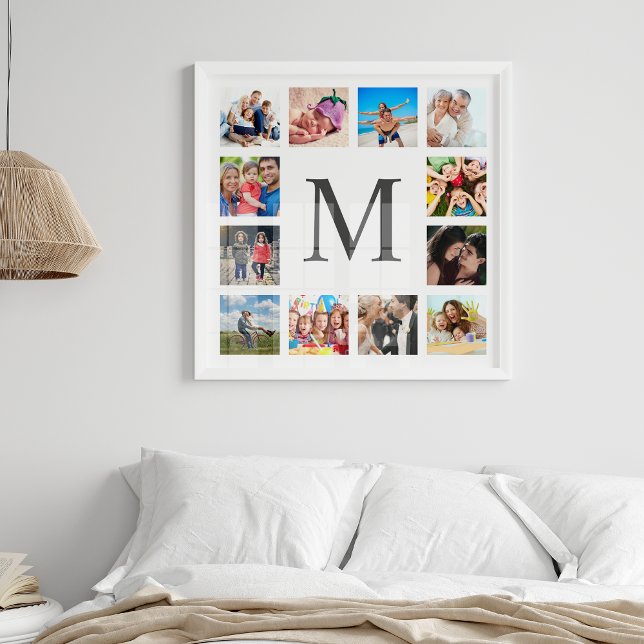 Poster Colagem Personalizada de Fotos da Família Personal (Criador carregado)