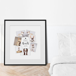 Poster Colagem Personalizada de Múltiplas Fotos de Memori