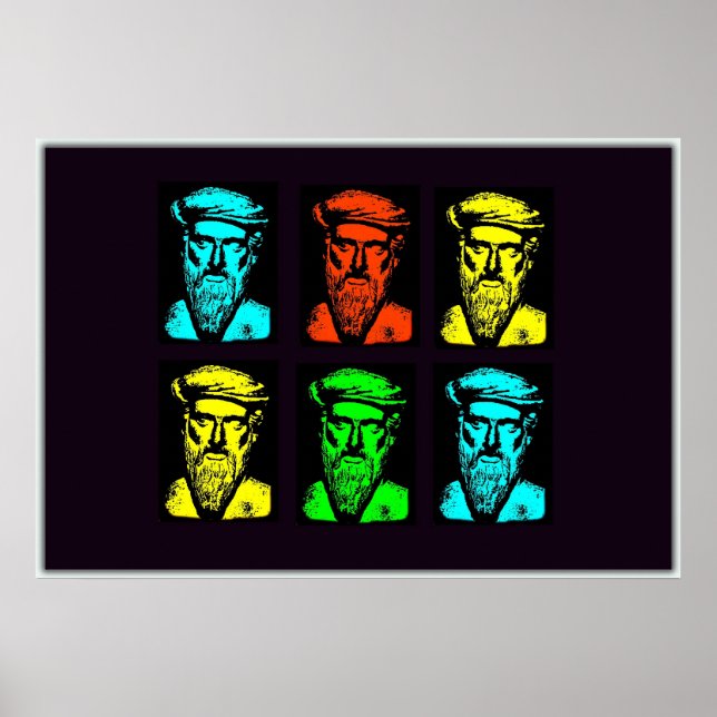 Poster Colagem Pitágoras (Frente)