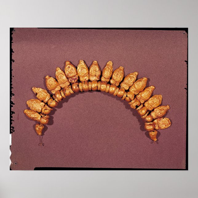 Póster Colar com máscaras de mama e Silêncio (Frente)
