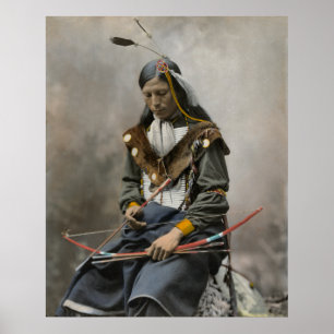 Póster Colar do osso, chefe 1899 do Conselho