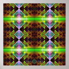 Poster Colcha de Prisma Triangular