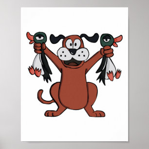 Poster Cole Duck Hunting Video Game Projetado para