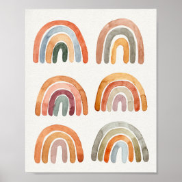 Poster Coleção Arco-Íris Modern Boho