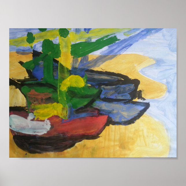 Póster Coleção "Barcos de Pesca" da Galeria Smeraldo (Frente)