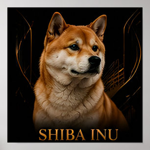 Poster Coleção Companheira da Herança Shiba Inu