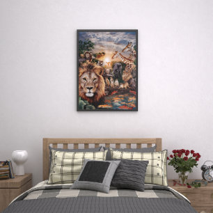 Poster Coleção da Selva Majestosa