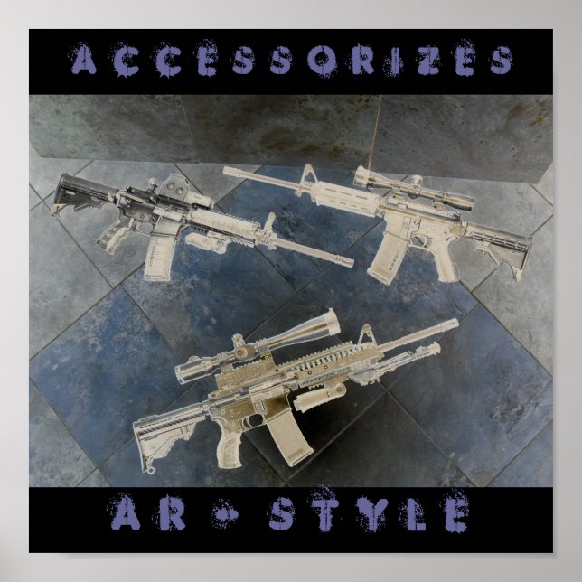 Poster coleção de armas 097, A C E S S O R I... (Frente)