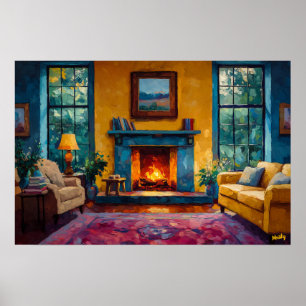 Poster Coleção de Arte Fauvismo Moderno - Cores Vibrantes