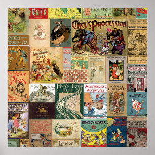 POSTER COLEÇÃO DE BOOKCOVERS DE COBRIR DO LIVRO JSBC2 COL