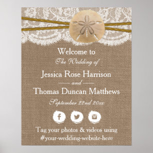 Poster Coleção de Casamento de Praia do Dólar Russo