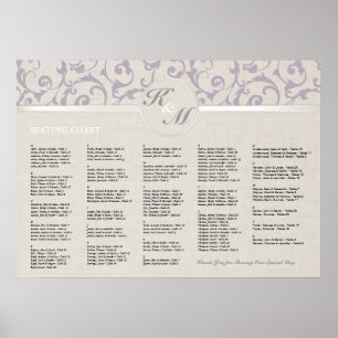 Póster Coleção de Casamento lavanda SmartElegance