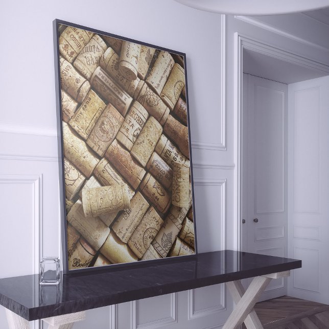 Poster Coleção de Cortiça Vermelha e Branca Entusiasta do (Criador carregado)