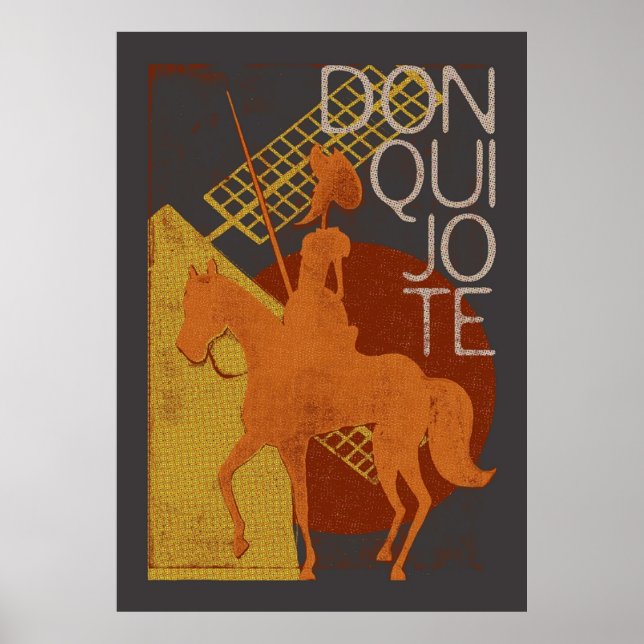 Poster Coleção de Livros Don Quixote (Frente)
