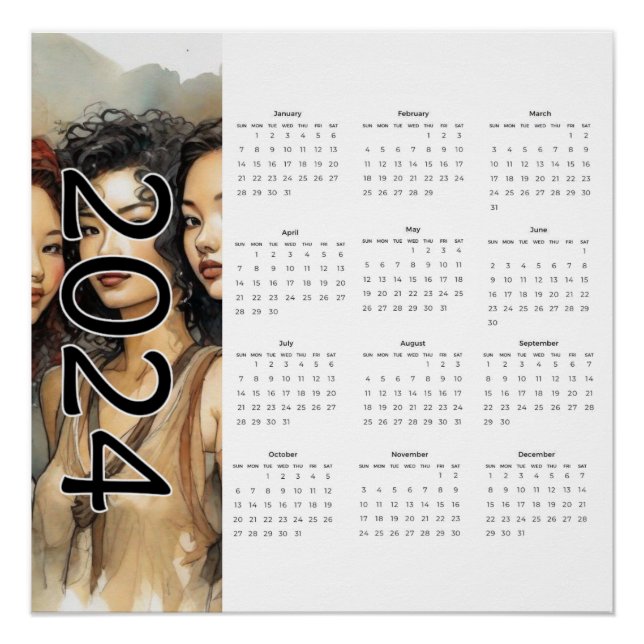 Póster Coleção de mulheres Poster brilhante (Frente)