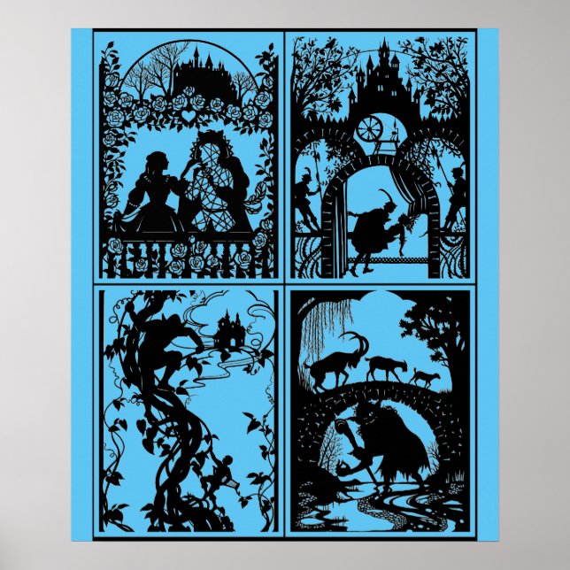 Poster Coleção de Pôsteres de Designs de Contos de Fadas (Frente)