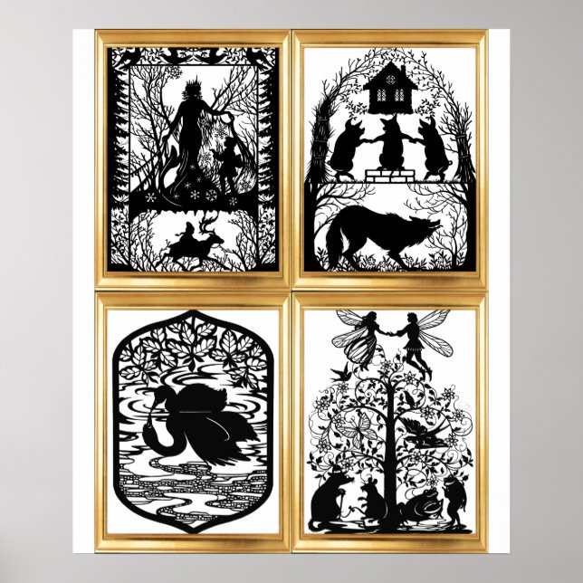 Poster Coleção de Pôsteres de Designs de Contos de Fadas (Frente)