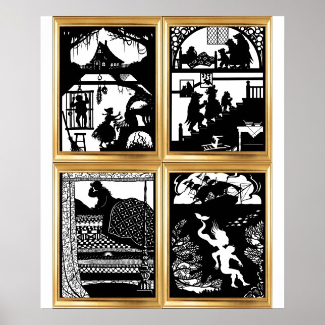 Poster Coleção de Pôsteres Fairy Tale Designs (Frente)