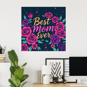 Poster Coleção de Presentes de Luxo Popular Floral